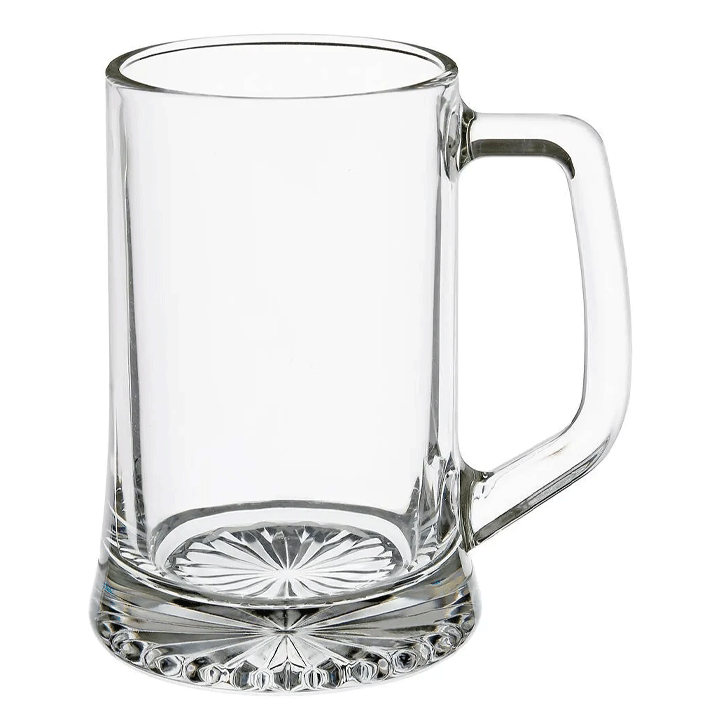 BEER GLASS X4 HANDLE 32CL