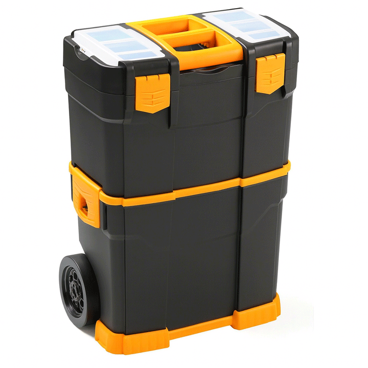 DOUBLE TOOL BOX TROLLEY 460X280X665MM