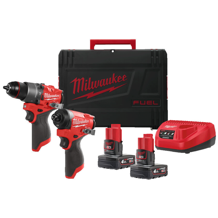 ΣΕΤ ΕΡΓΑΛΕΙΩΝ ΜΠΑΤΑΡΙΑΣ MILWAUKEE FUEL POWER PACK GEN 3 M12FPP2A2-402X