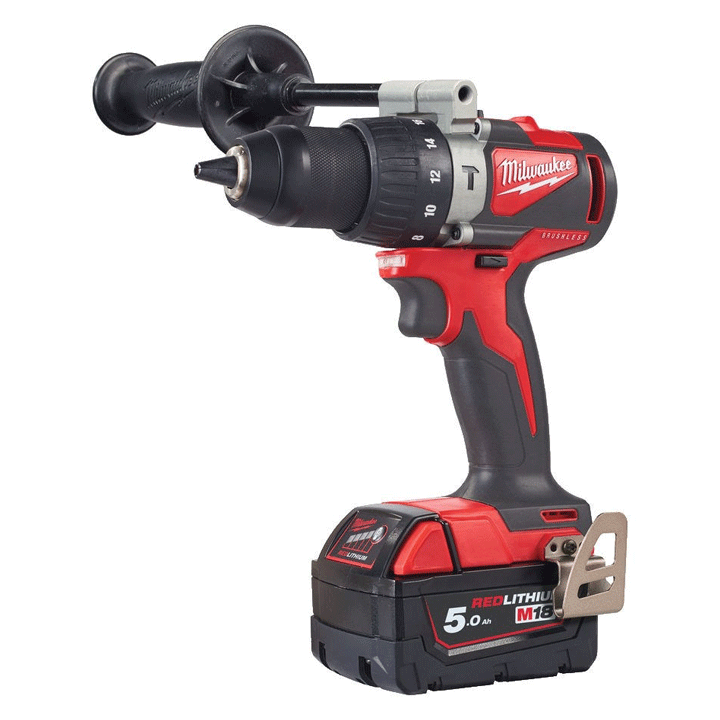 ΚΡΟΥΣΤΙΚΟ ΔΡΑΠΑΝΟ ΜΠΑΤΑΡΙΑΣ MILWAUKEE M18BLPD2-502X BRUSHLESS 18V ΜΕ 2 ΜΠΑΤΑΡΙΕΣ 5.0AH