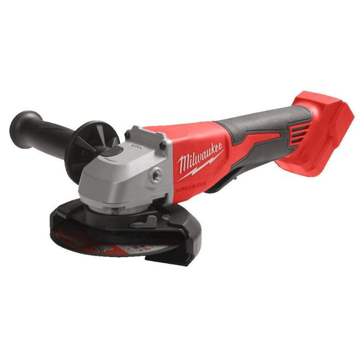 ΓΩΝΙΑΚΟΣ ΤΡΟΧΟΣ ΜΠΑΤΑΡΙΑΣ MILWAUKEE M18BLSAG125XPD-0 BRUSHLESS 18V 125MM ΜΕ ΔΙΑΚΟΠΤΗ ΤΥΠΟΥ PADDLE