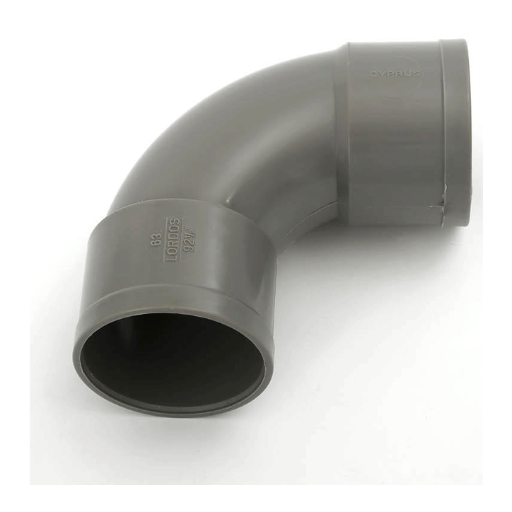 BEND UPVC 63MM 92,5 DRAINAGE {LEMOS}