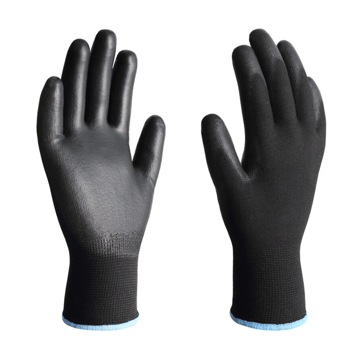 NYLON GLOVE WITH PU COATING 10"