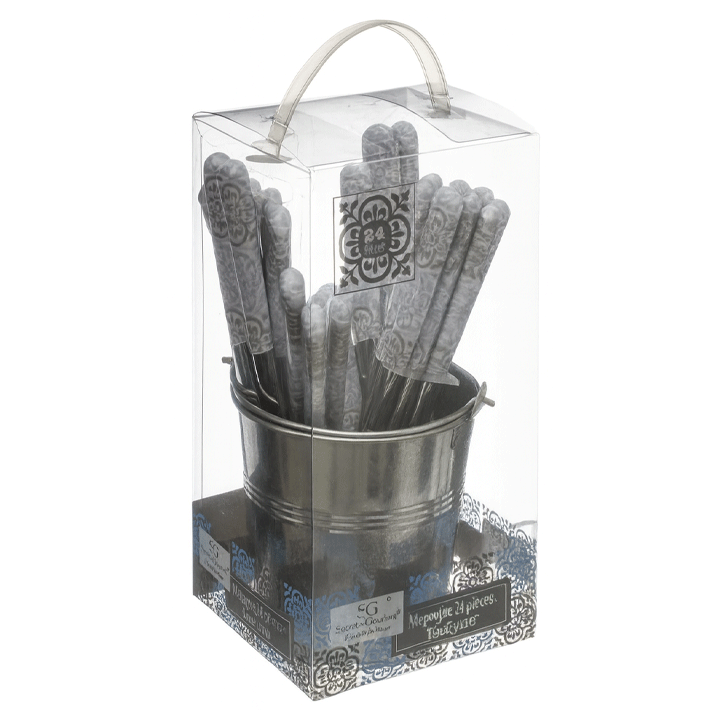 24P CUTLERY SET ISALYNE + POT