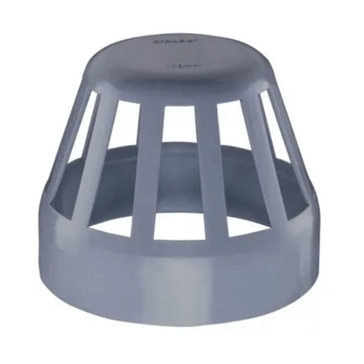 VENTILATION GRILL PP 75MM ROUND GREY