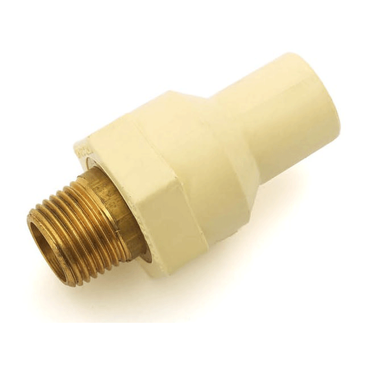ADAPTOR CPVC BRONZE THREADED MALE 16MMX1/2''