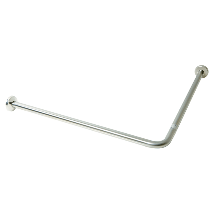 SHOWER CURTAIN ROD L SHAPED 80X80CM