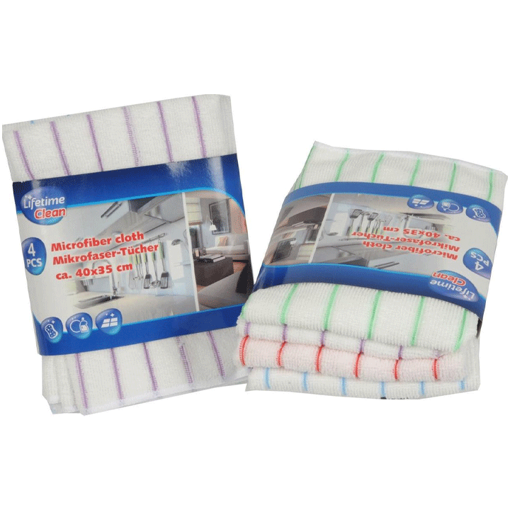 MICROFIBRE CLOTH 4PCS 40X35CM