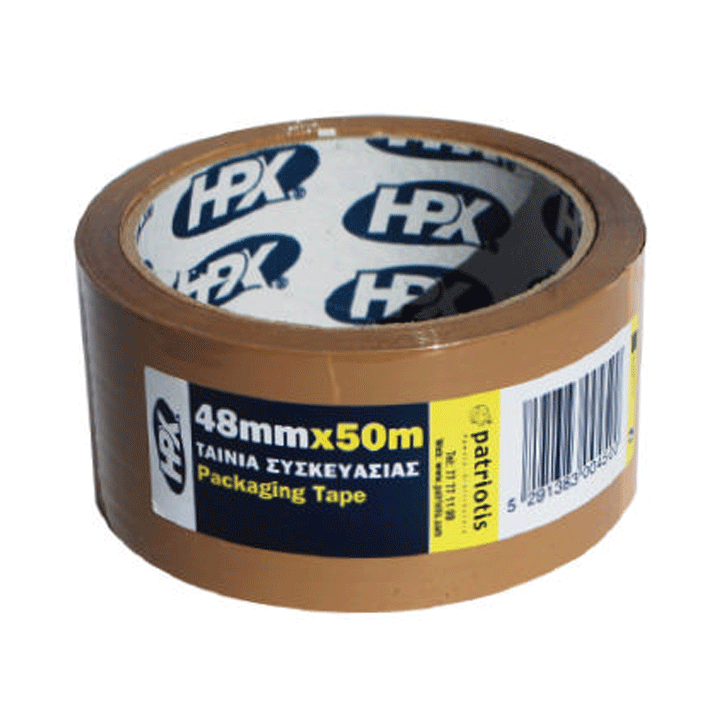 HPX PP TAPE BROWN 48MMX50M