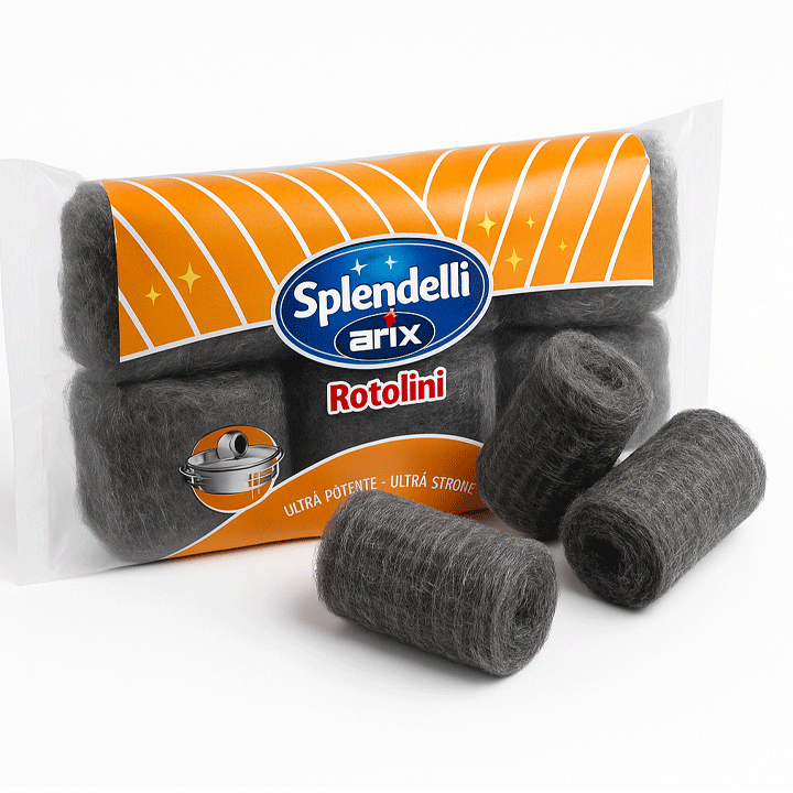 STEEL WOOL ROLLS 559 12PCS