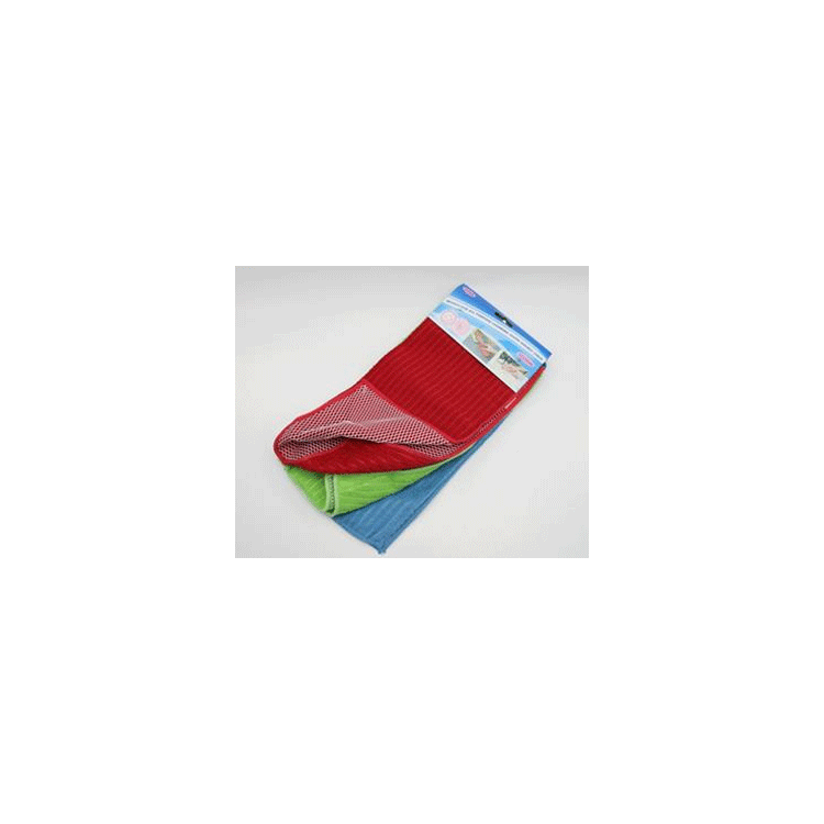 CLEANING CLOTH MICROFIBRE 3PCS