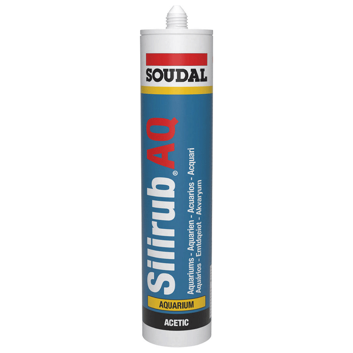 SOUDAL. SILIRUB AQ SILICONE BLACK 300ML
