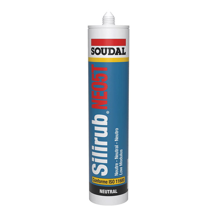 SOUDAL. SILIRUB NEUTRAL NE05T CLEAR
