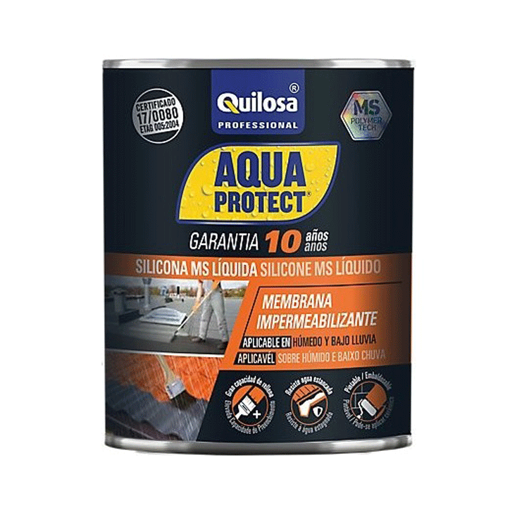 QUI. AQUA PROTECT MS SILICONE TERRACOTA 1KG