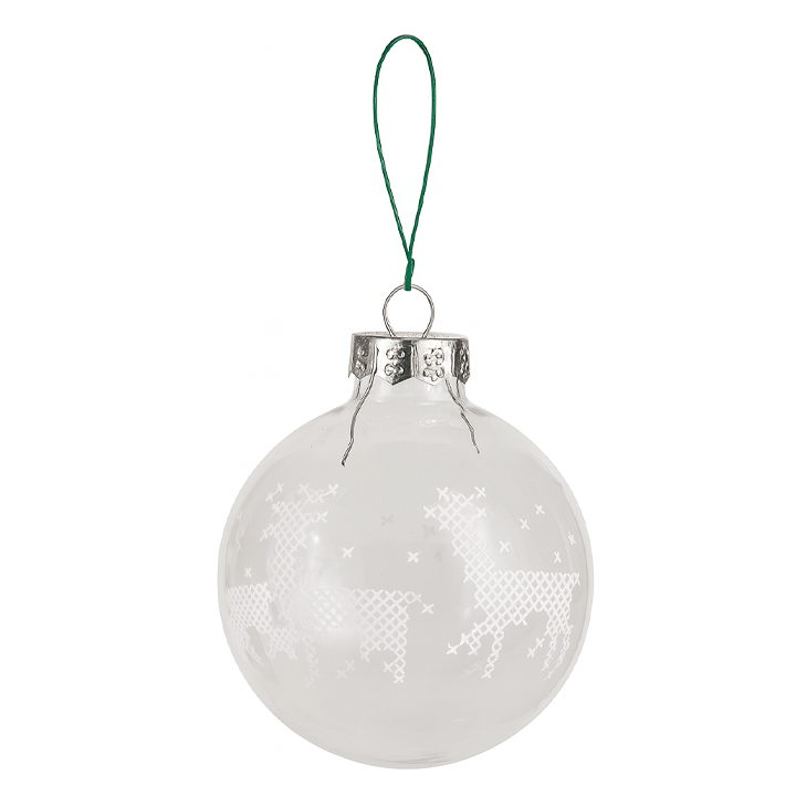 CHRISTMAS BAUBLE 6CM