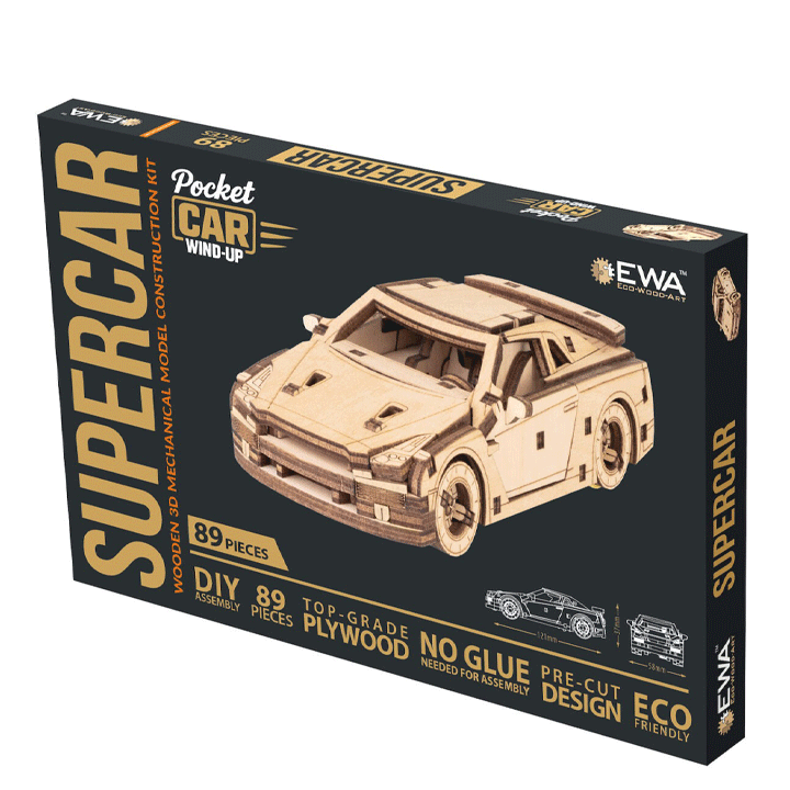 CONSTRUCTION KIT OF MECHANICAL MODEL"SUPERCAR"