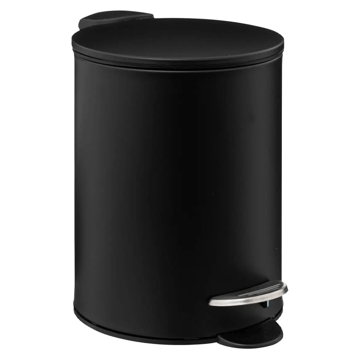 SOFTCL 3L DUSTBIN BLACK