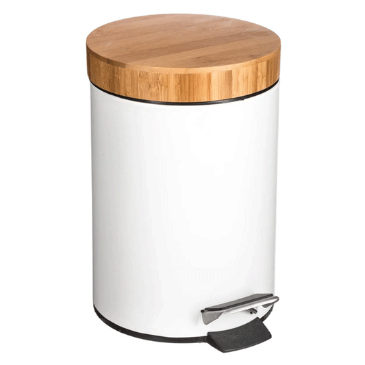 DUSTBIN NATUREO WHITE 3L