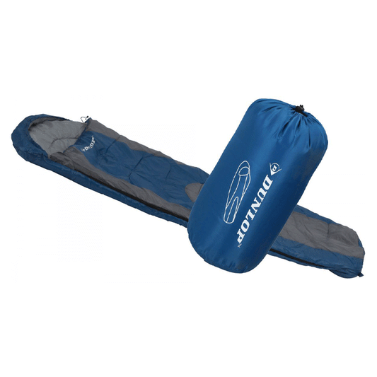 SLEEPING BAG MUMMY 210X80X50CM DUNLOP
