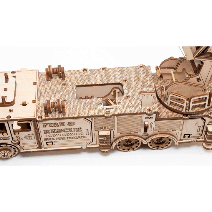 CONSTRUCTION KIT OF MECHANICAL MODEL"FIRE TRUCK"