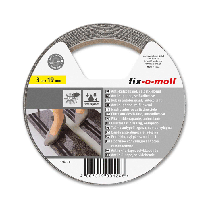 ANTI SLIDE TAPE 3M 19MM CHARC.
