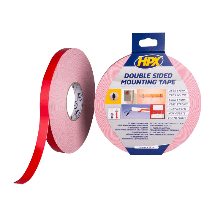 HPX D/FACE TAPE 19MMX25MX1.5MM