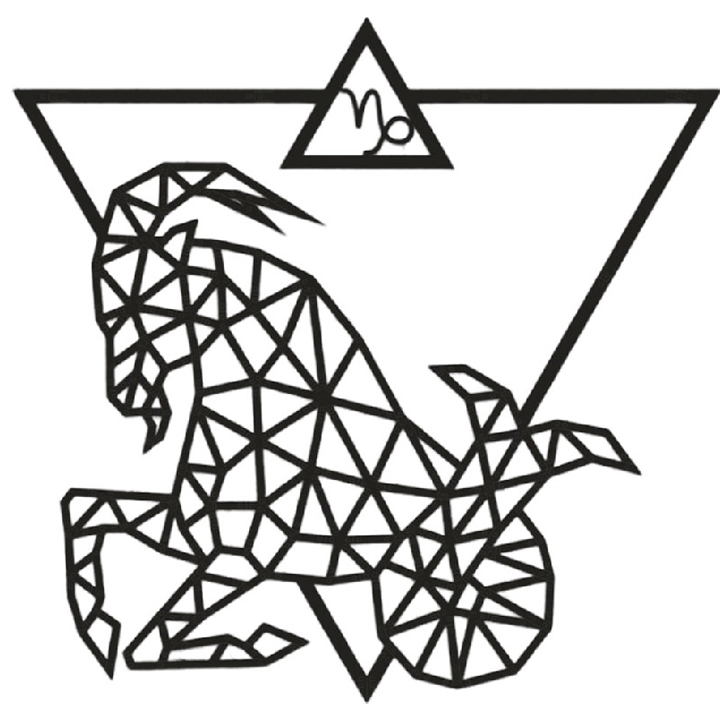 CONSTRUCTION KIT OF MODEL"ZODIAC SIGNS:CAPRICORNUS"