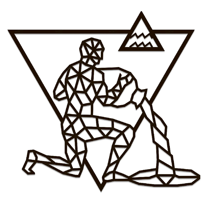 CONSTRUCTION KIT OF MODEL"ZODIAC SIGNS:AQUARIUS"