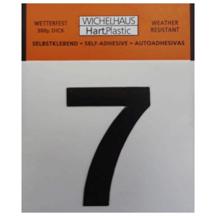 NUMBERS SELF ADHESIVE 3CM NO.7