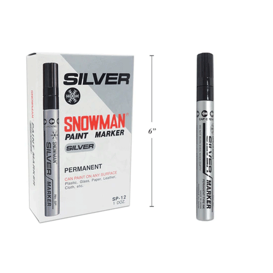 PAINT MARKER SILVER GP12 MEDIUM