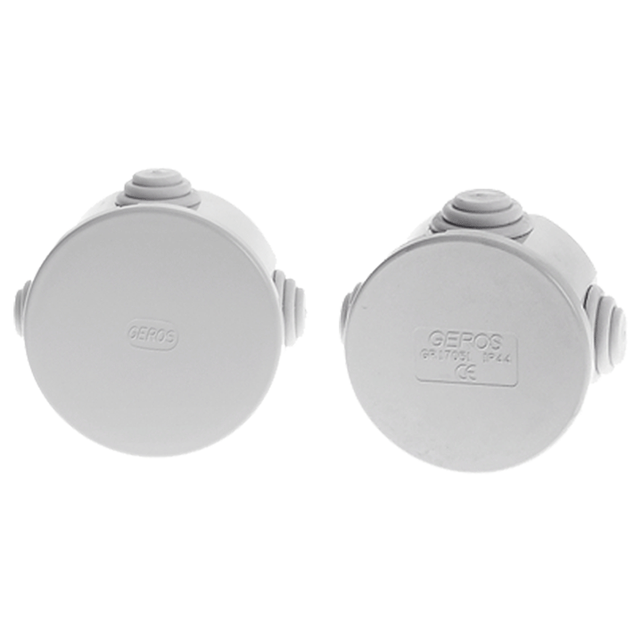 ADAPTABLΕ BOX IP44 80X80X40MM W/GLANDS SQUARE