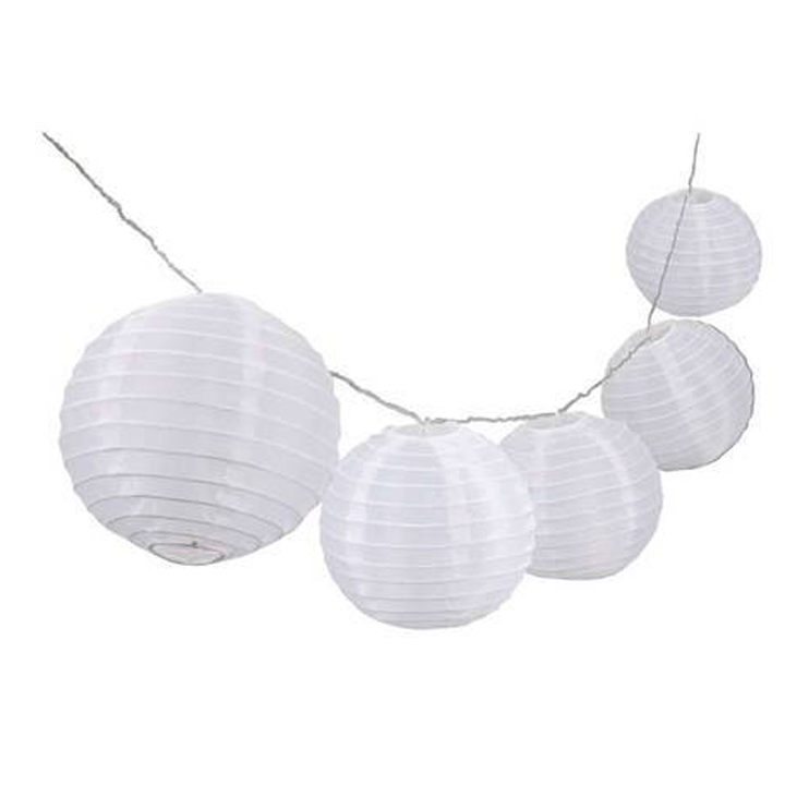 DECO LIGHT 20LED 10BALL 230V 6 10,75 CBW TL9.5MTR, LW 5MTR, SW 0.50MTR, 15CM BAL