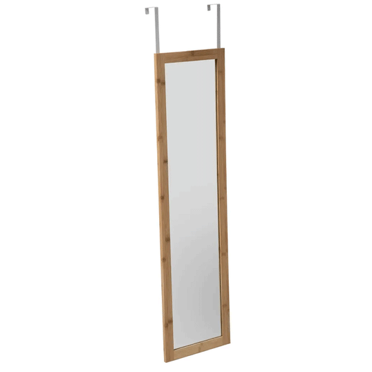 BAMBOO DOOR MIRROR 35X109