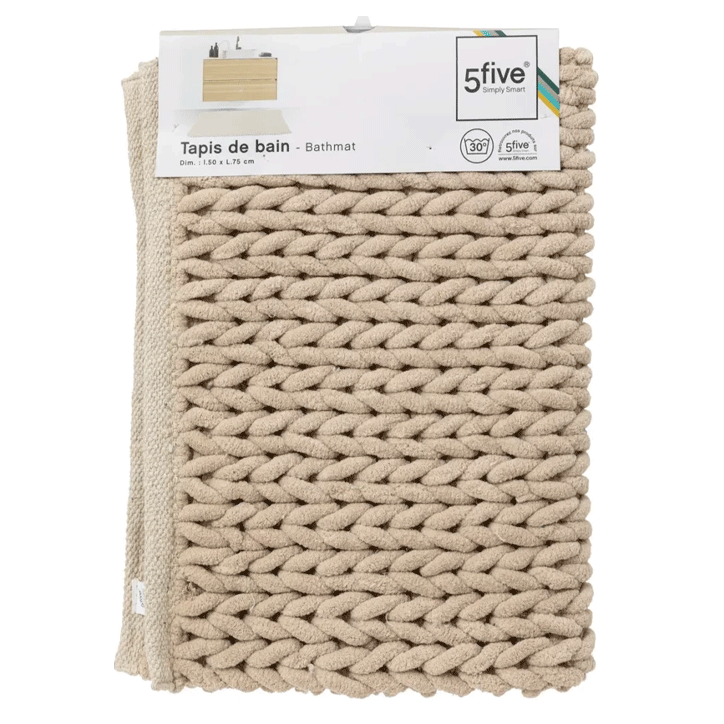 THICK BATHMAT 50X75 LIN COLORS