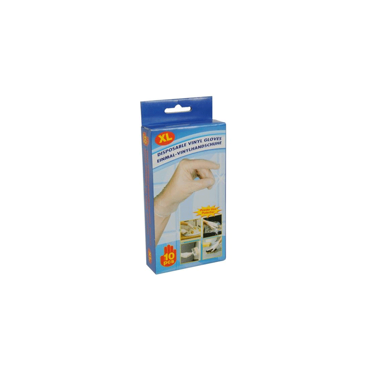 DISPOSABLE VINYL GLOVES 10PCS