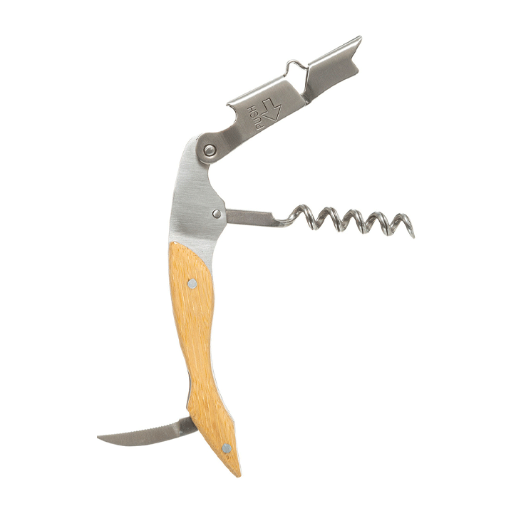 BOTTLE OPENER BAMBOO WOOD