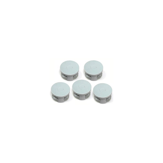 ADAPTABLE BOX IP44 68X40MM W/GLANDS ROUND