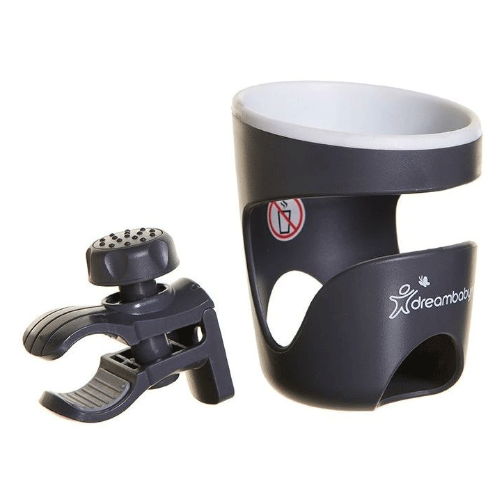 DREAMBABY® STROLLERBUDDY® DRINK HOLDER - GREY WITH WHITE