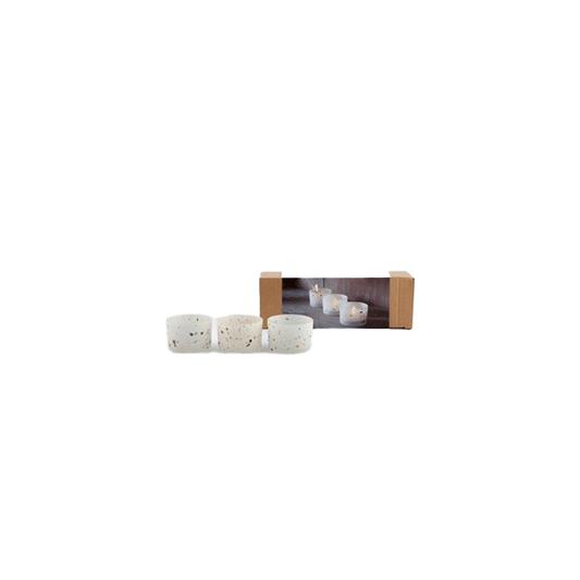 TEALIGHTHOLDER D7.5 ZEN ICECREAM 3PCS