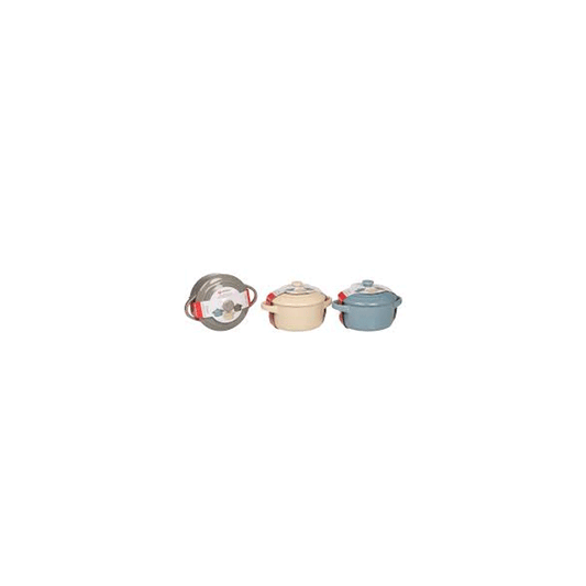 OVEN DISH & LID 225ML 3ASS SW ALPINA 14X10X5CM SL