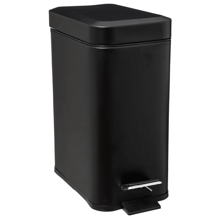 SOFTCL BLACK RECTANGLE 5L BIN
