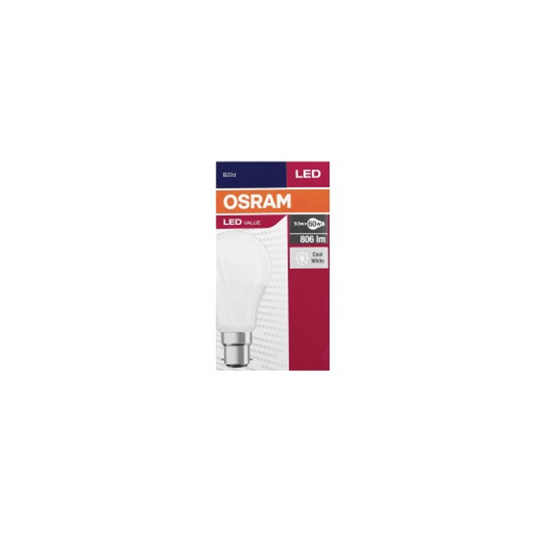 LED LAMP A60 9.5W B22 806LM 4000K OSRAM
