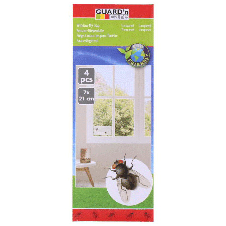 TRANSPARANT WINDOW FLY TRAP(4)