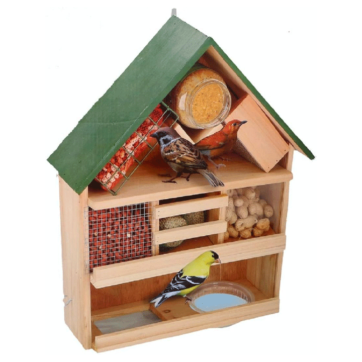 BIRD FEEDER 44X39X13CM