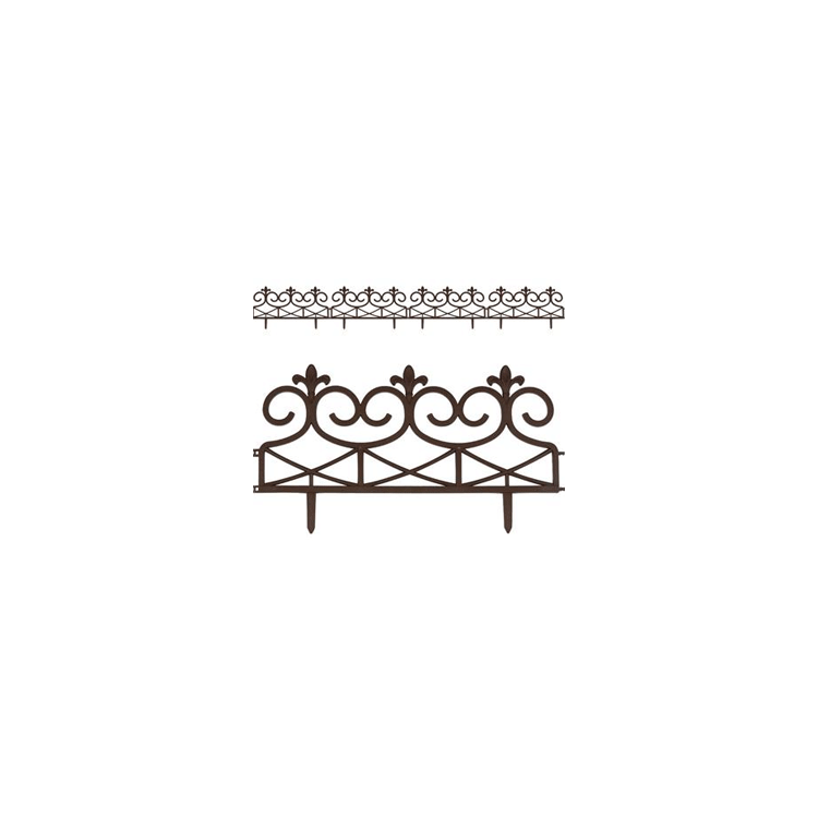 GARDEN FENCE 238X31,5CM PP 60 3,70