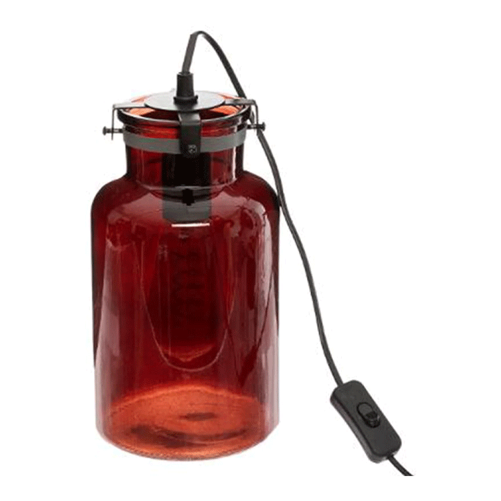 EDO GLASS TABLE LAMP H29CM