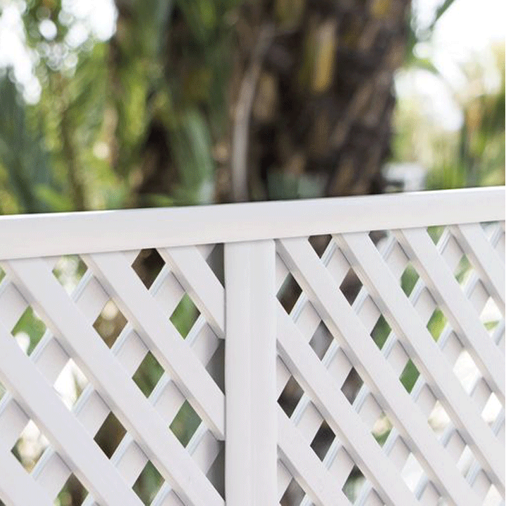 TRELLIS U PROFILE WHITE CE 212CM