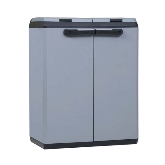 SPLIT RECYCLING SYSTEM KETER BLACK/BEIGE