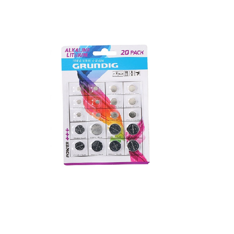 BATTERY BUTTONCELL ASS 20PCS