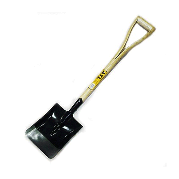 SHOVEL WITH WOODEN HANDLE